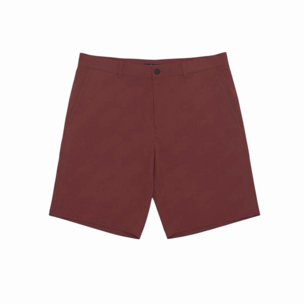 QOR Mens Nylon Shorts Outdoor Cargo Hiking Sporty Athleisure Orange 38